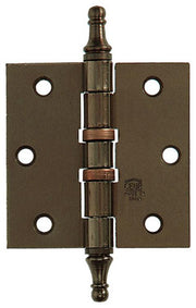 Yale 1019139 – 3 Scharniere mit kugelgelagertem bronziertem Vasenknopf 76 x 76 mm | 2 Stk - afbeelding 1