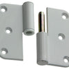 Yale 1019141 – 3 Scharniere, Aluminium, weiß lackiert, Ecke rechts, 80 x 80 mm | 2 Stk