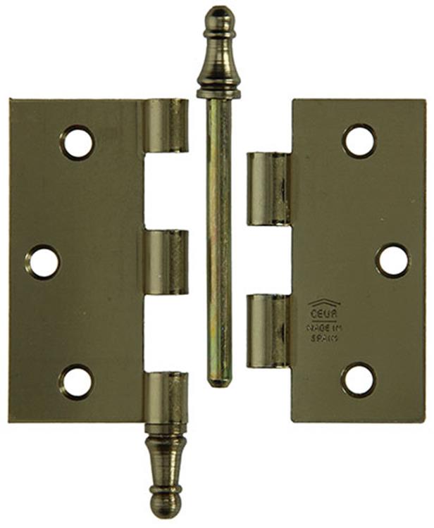 Yale 1019146 – 3 Vasenknopfscharniere bronziert 76 x 76 mm | 2 Stk