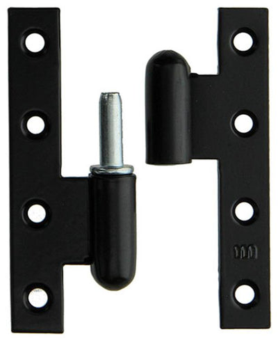 Yale 1019156 - 3 schwere Scharniere schwarz verputzt, links 110x70mm | 2 Stk