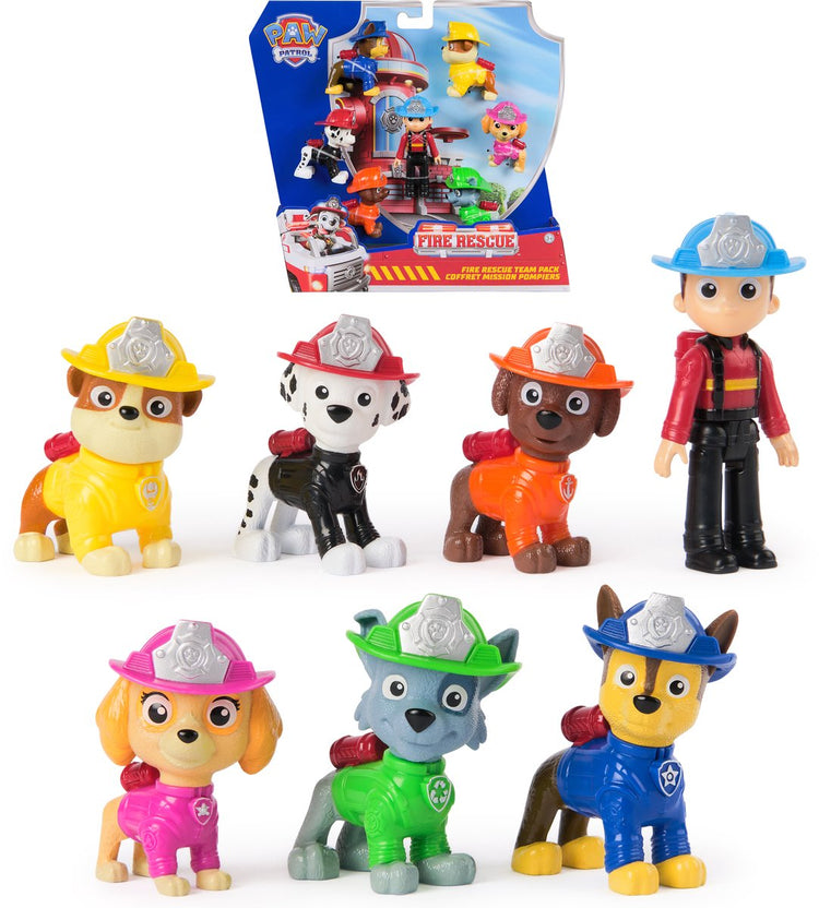 Paw Patrol Fire Rescue 7 Figuren Geschenkpackung