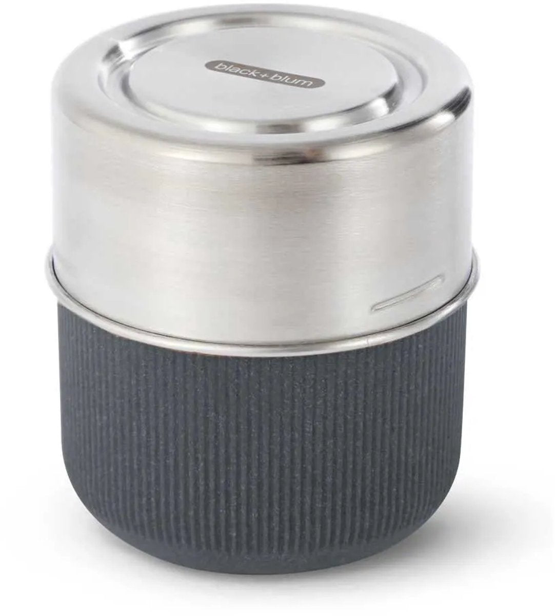 Schwarze Blum Black+Blum Glas-Lunchbox – Glas – 450 ml – Grau