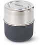 Schwarze Blum Black+Blum Glas-Lunchbox – Glas – 450 ml – Grau