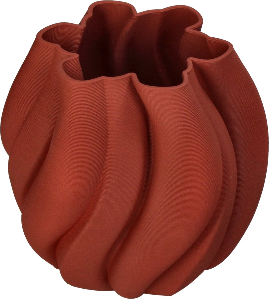 HD Collection Vase Porzellan Terra 21x21x20cm