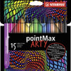 Stabilo Pointmax Fineliner Arty, 15st.