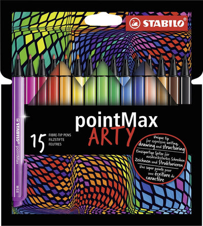 Stabilo Pointmax Fineliner Arty, 15st.