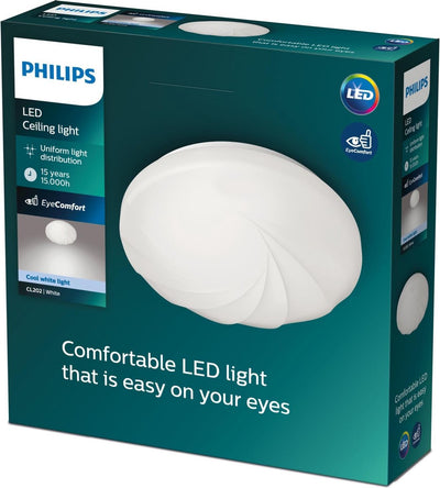 Philips LED Philips Shore Deckenleuchte – kaltweißes Licht – weiß – groß