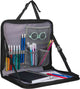 Dooky® dooky – Reisetablett für Autositze auf dem Rücksitz – grau – Tablet-Halter – klappbar – integrierter Tisch mit verstellbarem Winkel und erhöhtem Rand