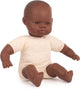 Miniland Babypuppe mit Stoffkörper – afrikanisch 32 cm – mit Vanilleduft – wasserfest – 10 Monate