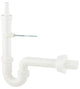 Kirchhoff ks Rohrsiphon für Waschmaschine – weiß – 1 1 2 x 40 mm – mit 3 4 Geräteanschluss