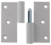 Yale 1019160 - 3 Scharniere Aluminium weiß rechtwinklig rechts 80x80mm | 2 Stk - afbeelding 1