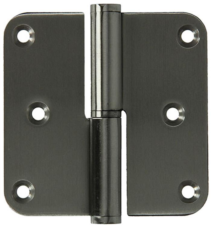 Yale 1019161 – 3 Edelstahlscharniere, abgeschrägte Ecken links 80x80mm | 5 Stück