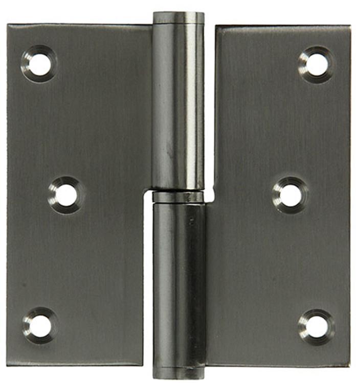 Yale 1019167 – 1 Edelstahlscharnier rechts mit rechtem Winkel 80 x 82 | 2 Stk