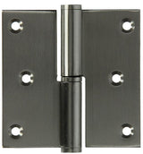 Yale 1019168 – 1 Edelstahlscharnier links mit rechtem Winkel 80 x 82 | 2 Stk - afbeelding 1