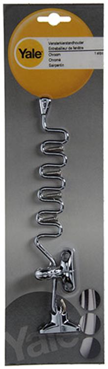 Yale 1019179 – Sairpentin-Fensterausstellfenster Chrom E1 | 2 Stk