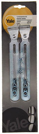 Yale 1019221 – 1 Paar Drehfensterschieber verzinkt 180 mm H0480 | 3 Stück - afbeelding 2