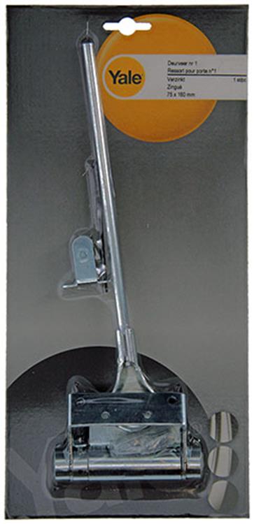 Yale 1019224 - 1 Türfeder verzinkt 75x160mm Nr. 1 | 2 Stk