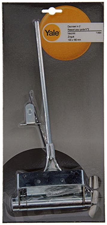 Yale 1019225 - 1 Türfeder verzinkt 100x180mm Nr.2 | 2 Stk