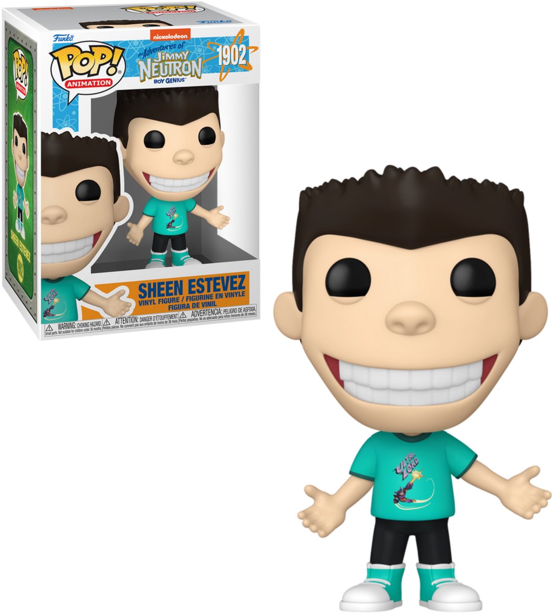 Funko-Pop! Animation: Die Abenteuer des Genies Jimmy Neutron Boy – Sheen Estevez #1902