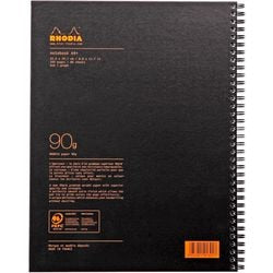 Notizbuch Rhodia 191301c perforiert schwarz