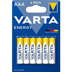 Batterien Energie AAA Varta 6 Stück