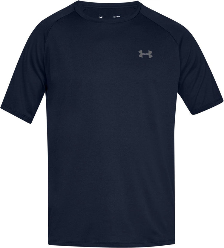 Under Armour UA Tech 2.0 SS Tee-Blu Herren-Sportshirt – Academy – Graphit