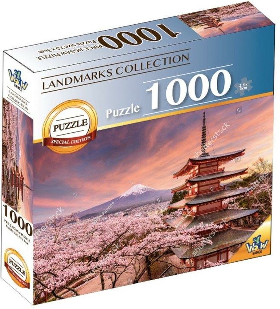 Braet Puzzle Wahrzeichen der Welt – Mount Fuji 1000 Teile