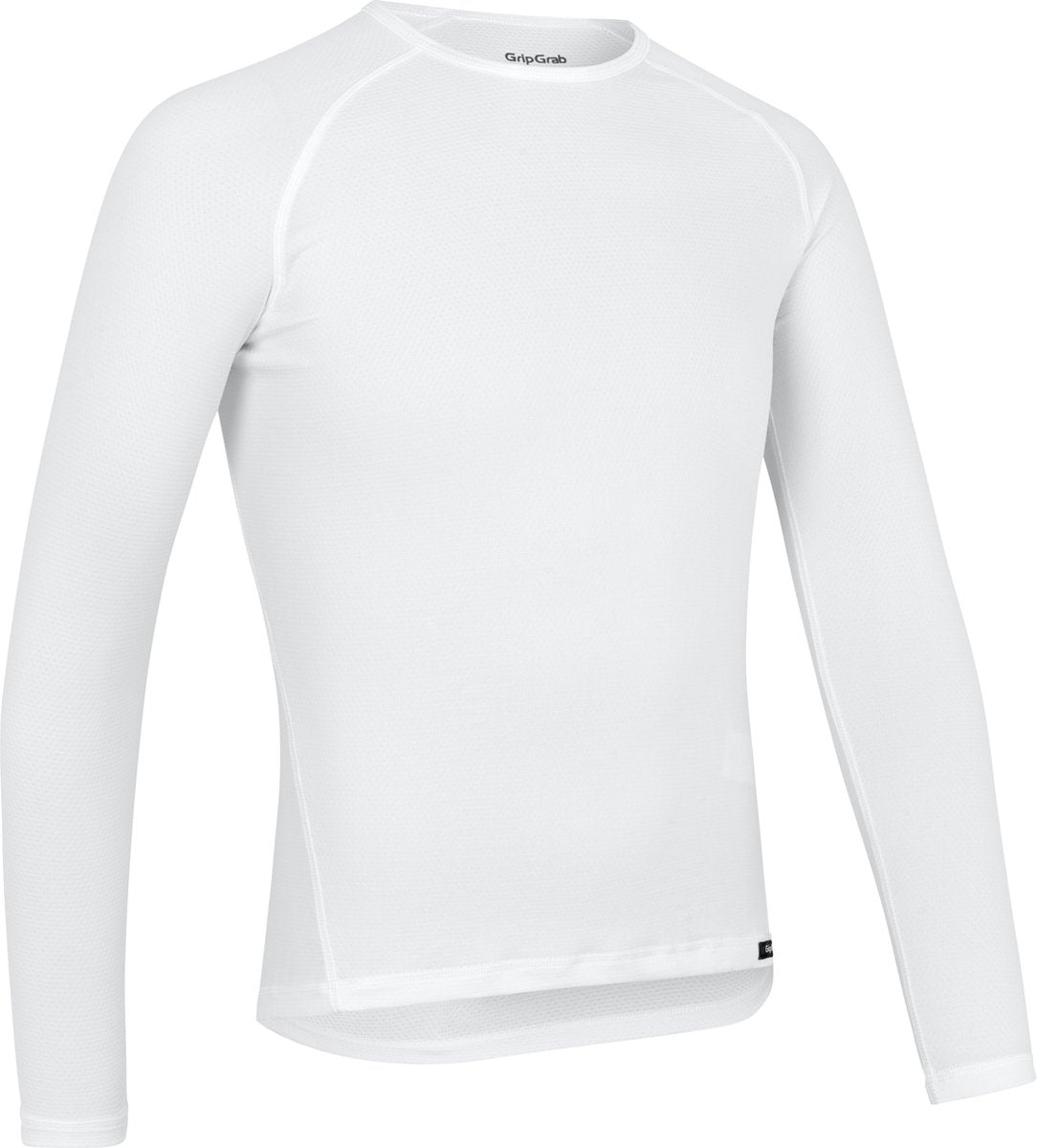 Gripgrab - Ride Thermal Langarm Winter Fahrradunterhemd Polygiene Base Layer Thermoshirt - Weiß - Herren - Größe XXL