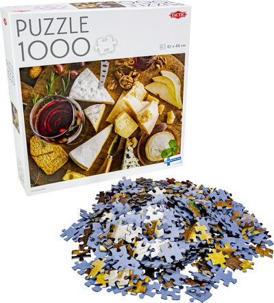 Tactic eine Käseplatte – Puzzle – 1000 Teile – kulinarisches Käsebrett – stimmungsvolle Food-Fotografie – hohe skandinavische Qualität