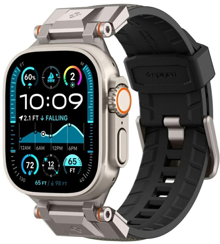 Spigen Durapro Armor – Apple Watch 6 Cover – stoßfest – Grau – Größe 44 45 46 49 mm