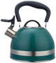 Kinghoff 1855 – Pfeifkessel mit Flöte – 1,8 Liter – Edelstahl – grün