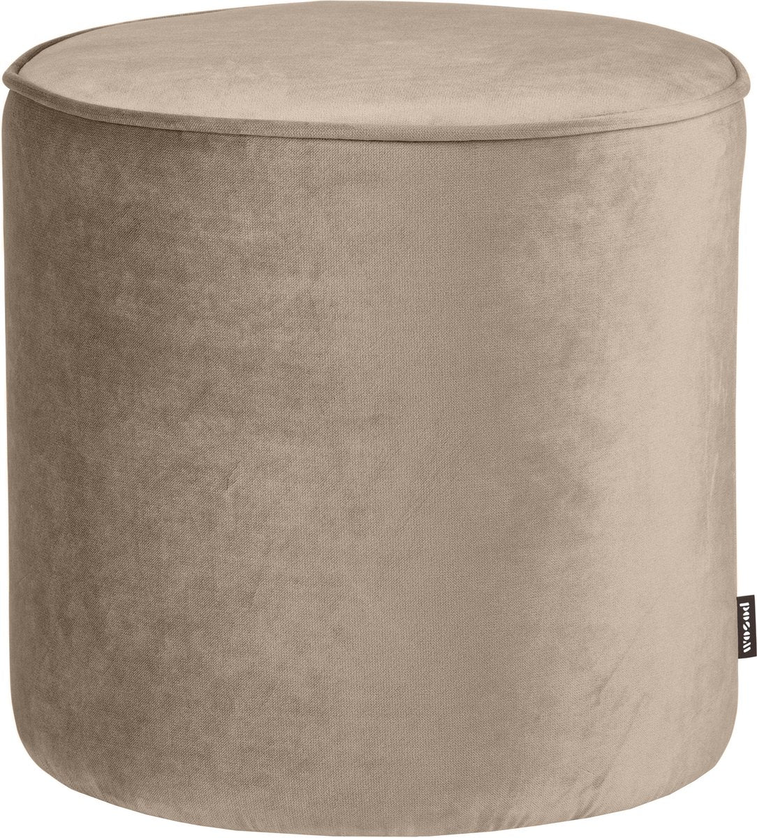 Woood Sara Pouffe hoch – Samt – Khaki – 46 x 46 x 46