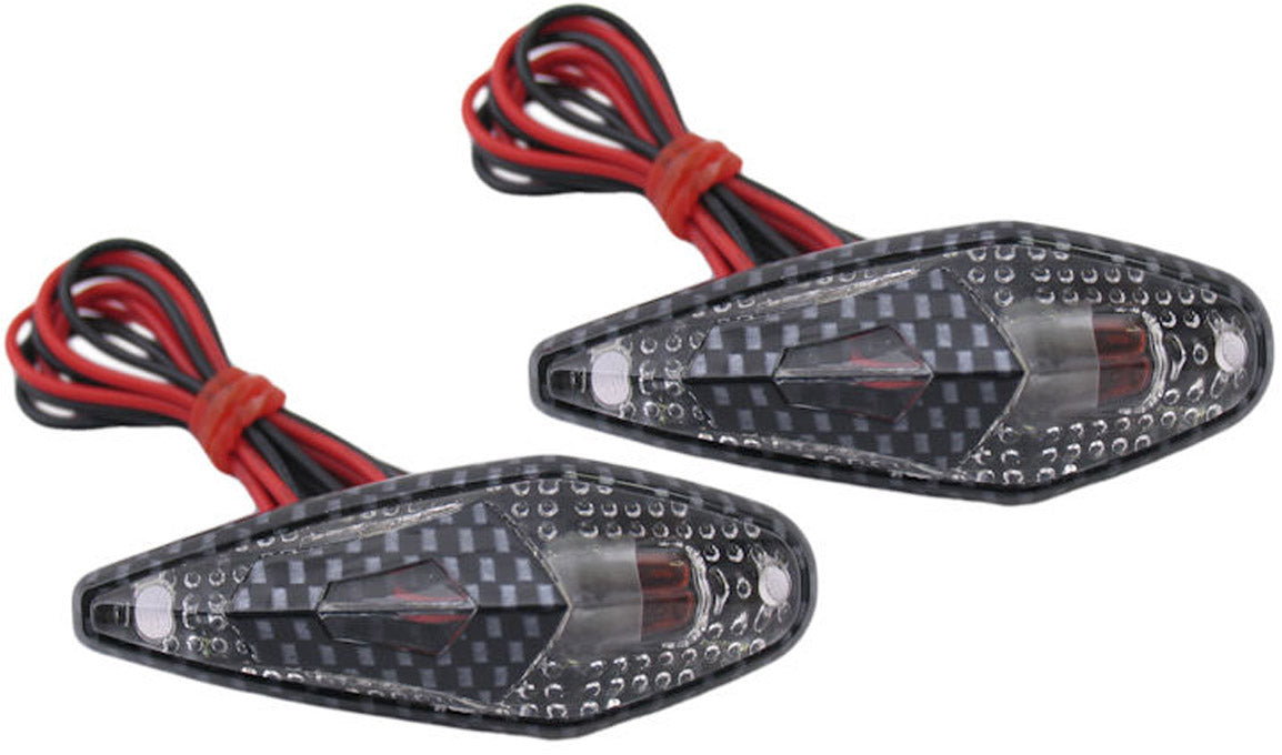 Edge Beatle-Leuchten Carbon-Gehäuse Transparent-Linse Orange Lampe