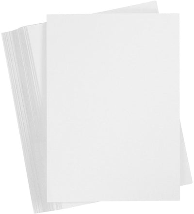 Creativ Company Farbkarton, A4, Blatt 210x297 mm, 250 gr, weiß, 100 Blatt 1 Karton