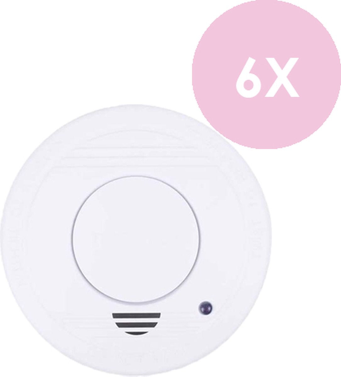 Smartwares Europe Rauchmelder – 85 dB – 6 Stück
