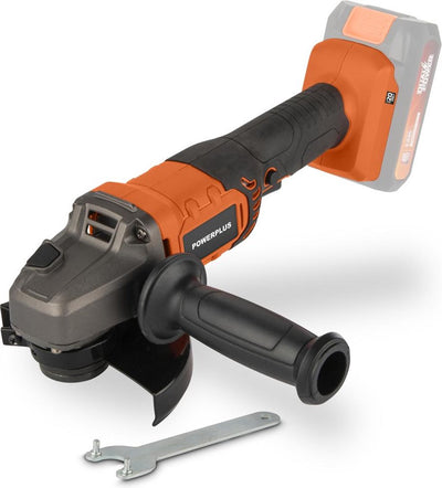 Powerplus powdpo5000 Akku-Winkelschleifer – 20 V – 125 mm Scheibendurchmesser – ohne Akku und Ladegerät, Werkzeug