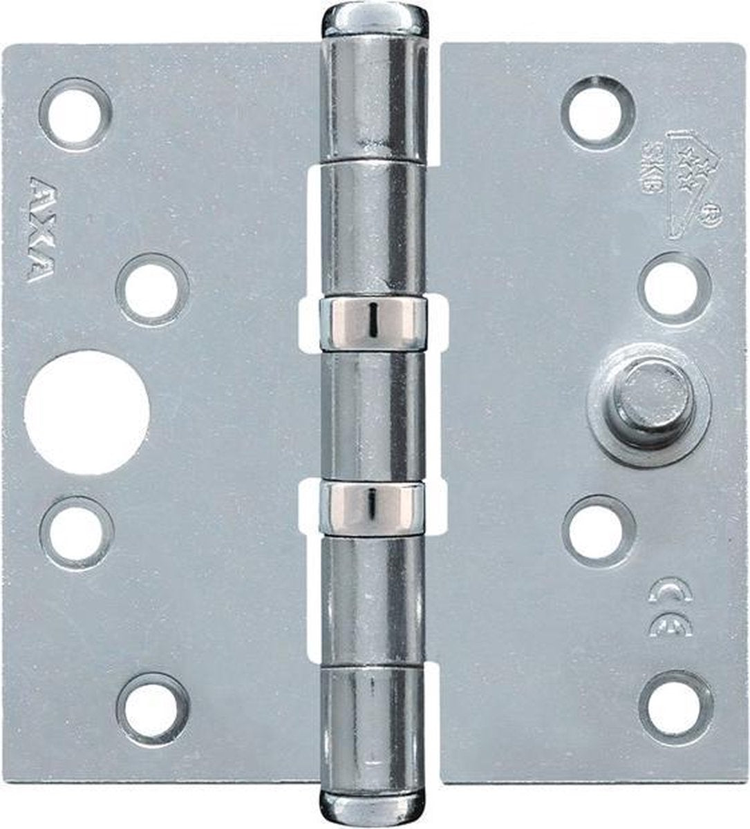 Axa Kugellagerscharnier mit rechten Winkeln und Diebesklaue – 89 x 89 mm