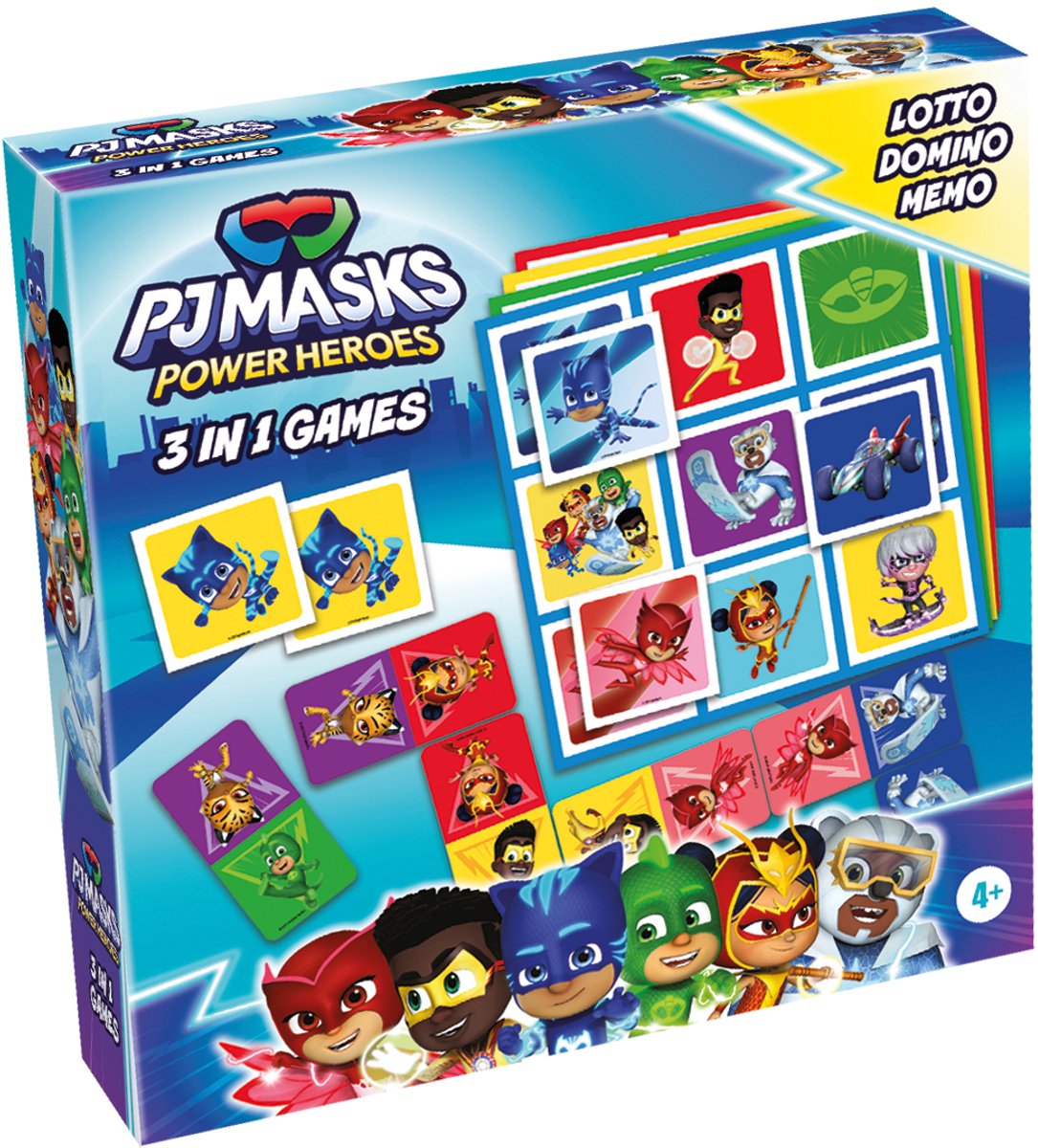 Selecta pj masken 3in1 memo lotto domino