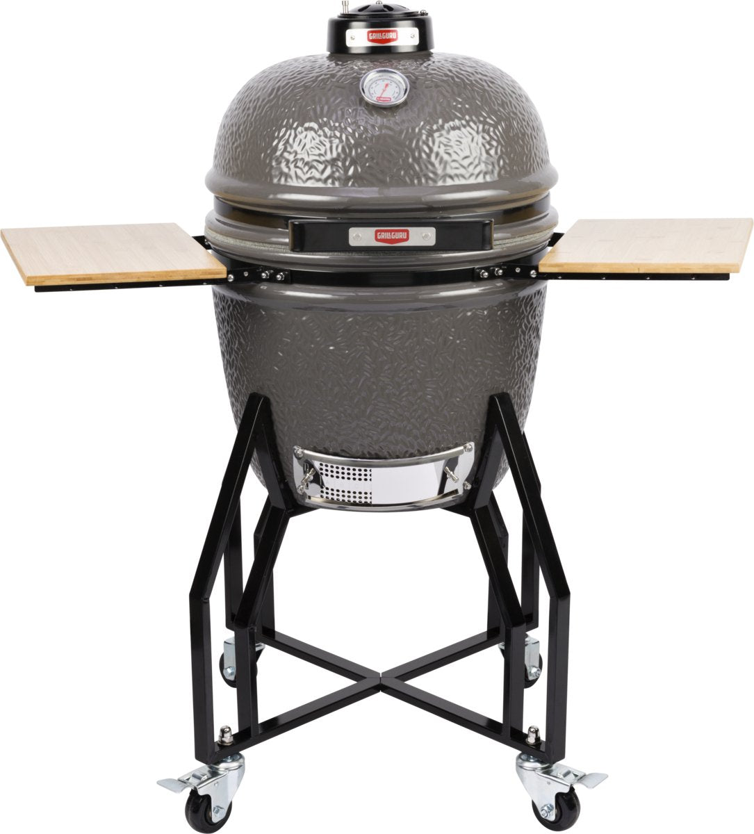 Grill Guru Kamado Barbecue Original mittel komplett ø40 cm ø15,75 Zoll – komplett – Grau