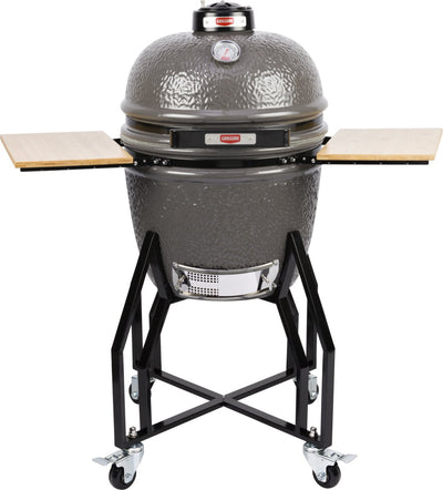 Grill Guru Kamado Barbecue Original mittel komplett ø40 cm ø15,75 Zoll – komplett – Grau
