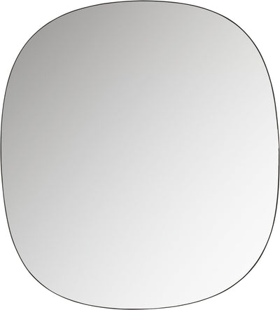 Woood Philou Spiegel – Glas Metall – Schwarz – 60 x 55 x 0,5