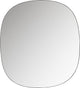 Woood Philou Spiegel – Glas Metall – Schwarz – 60 x 55 x 0,5