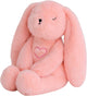 Lulla Puppe Lulla Hase schlafendes Kuscheltier rosa – mit natürlicher Herzschlagatmung – Einschlafhilfe – wirkt bis zu 12 Stunden – hypoallergen waschbar – für Baby, Frühchen