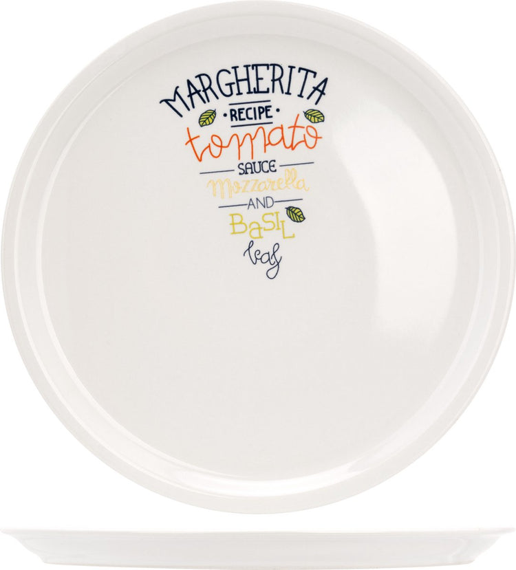 Gemütlicher, trendig dekorierter Pizzateller – ø 30 cm