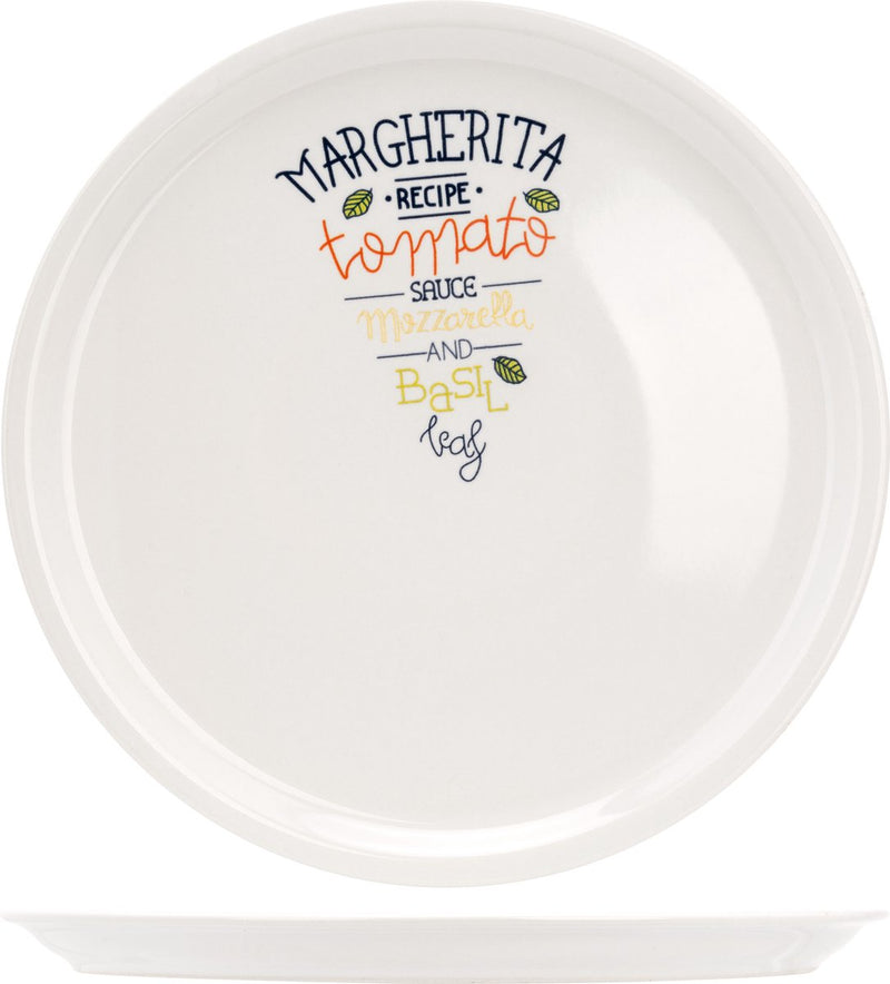 Gemütlicher, trendig dekorierter Pizzateller – ø 30 cm