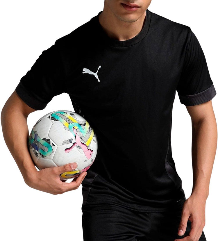 Puma Teamgoal Matchday Jersey Herren-Sportshirt – Schwarz-Weiß-Flat Dark Grey