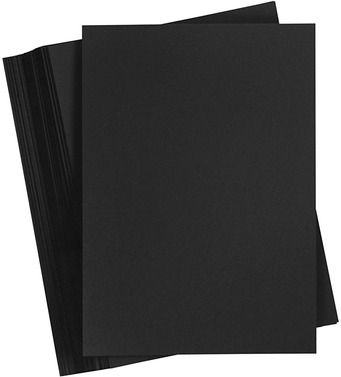 Creativ Company Farbkarton, A5, Blatt 148x210 mm, 200 gr, schwarz, 100 Blatt 1 Karton