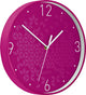 Leitz wow stille Wanduhr modern - rosa