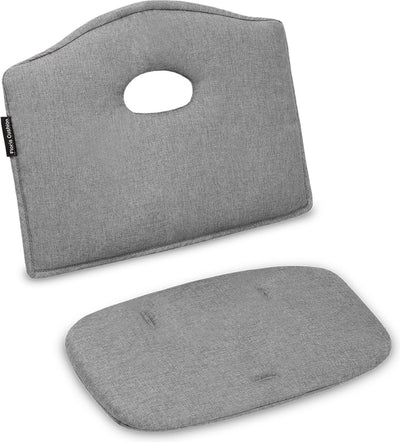 Lionelo Floris – Hochstuhl + Komfortkissen – Birkenholz – 4-stufige Verstellung – bis 40 kg – inklusive superweichem, hautfreundlichem Kissen – Klettverschluss – maschinenwaschbar – modernes Design – Sicherheitsgurtaussparungen