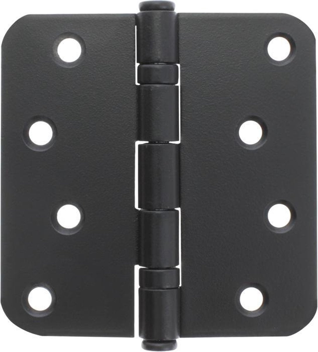 Starx - Türscharnier - Kugellager - 89 x 89 - Runde Ecke - Schwarz - Set à 2 Stück